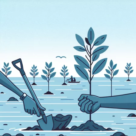 Gotong Royong Menanam Mangrove Demi Masa Depan