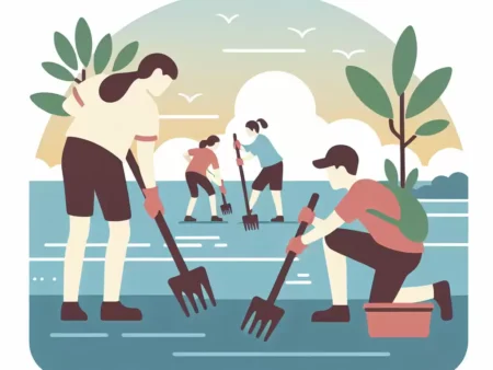 Relawan Muda Bergerak: Menanam Mangrove untuk Masa Depan