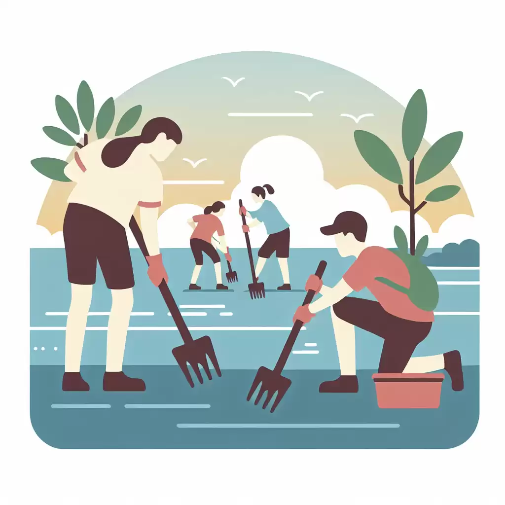 Relawan Muda Bergerak: Menanam Mangrove untuk Masa Depan